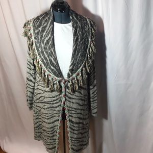 Soft Surroundings Duster with Collar Detailing 1X